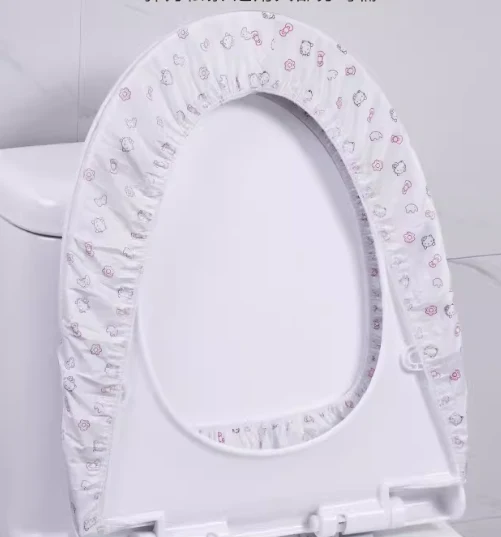 El asiento del inodoro desechcubre