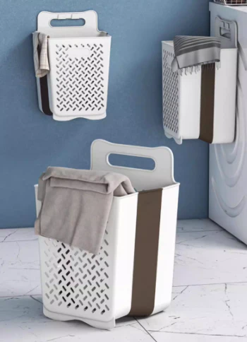 Cesta de lavandería plegable