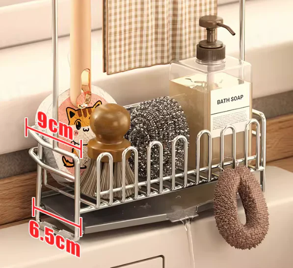 Bandeja de drenaje con soporte de esponde de cocina