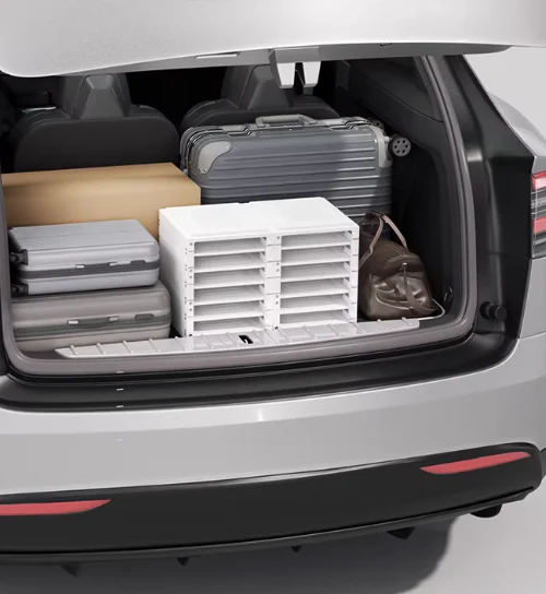 Caja de zapatos de plástico apilable transparente