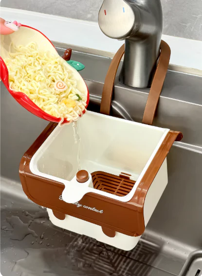 Cesta de desagüde de la cocina colgante