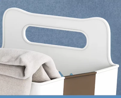 Cesta de lavandería plegable